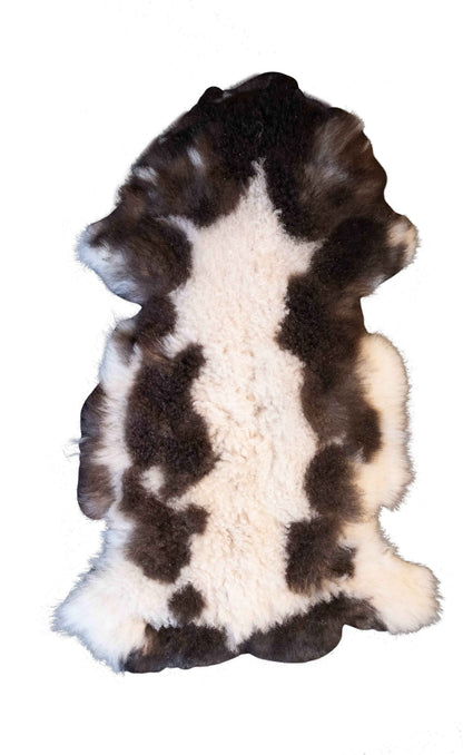 Schapenvacht meerkleurig natuurlijk 90-100 cm