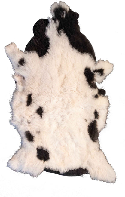 Schapenvacht meerkleurig natuurlijk 90-100 cm