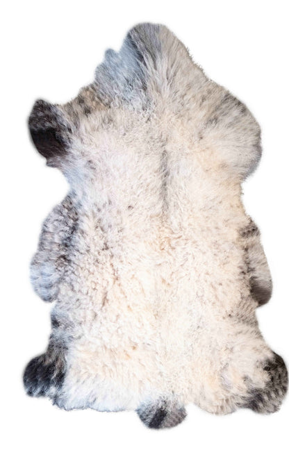 Schapenvacht meerkleurig natuurlijk 90-100 cm